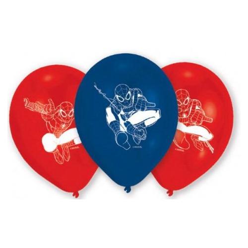 Spiderman Balloner (6.stk) - Kidzy.dk