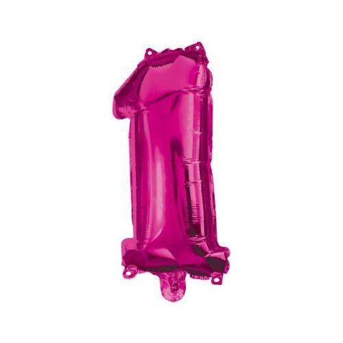 1 Tal Hot Pink Folieballon 95cm - Kidzy.dk