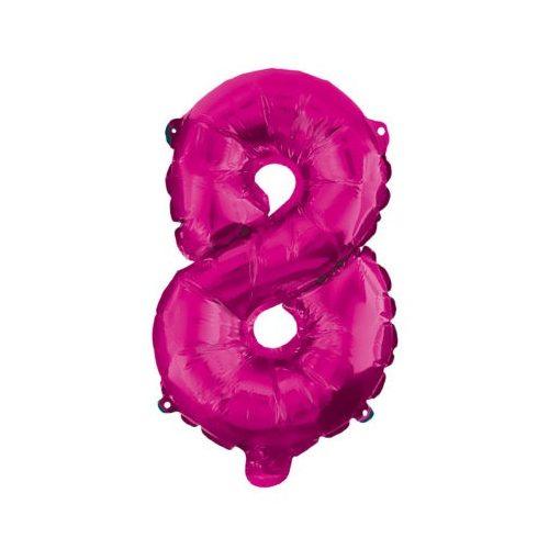 8 Tal Hot Pink Folieballon 95cm - Kidzy.dk