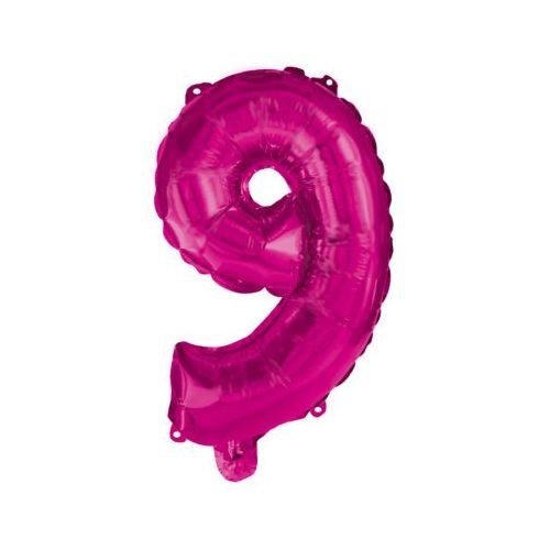 9 Tal Hot Pink Folieballon 95cm - Kidzy.dk