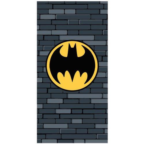 Batman "Mursten Emblem" Badehåndklæde 70 x 140cm - Kidzy.dk