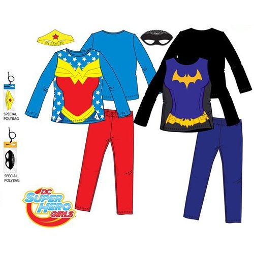DC Super Hero Girl Nattøj 4-10.år - Kidzy.dk