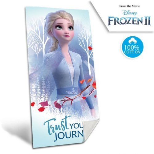 Disney Frost Elsa (Trust Your Journey) Badehåndklæde 70x140cm - Kidzy.dk