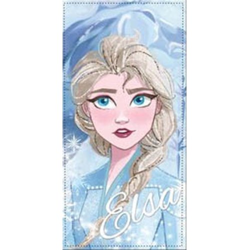 Disney Frost Elsa Badehåndklæde 70x140cm - Kidzy.dk
