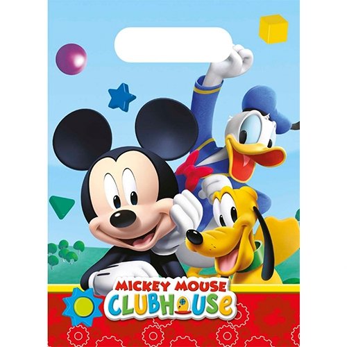 Disney Mickey Mouse Party poser 6 stk. - Kidzy.dk
