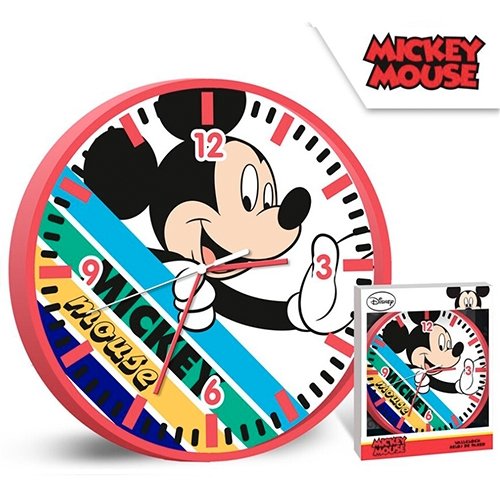 Disney Mickey Mouse Vægur 25cm. - Kidzy.dk
