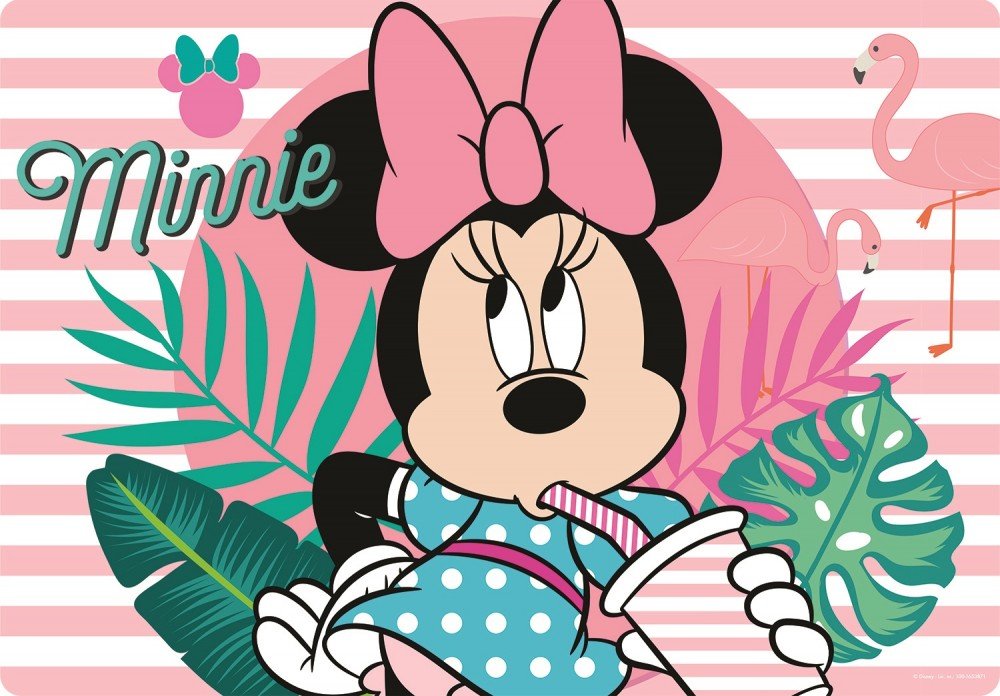 Disney Minnie Mouse bordskåner/spisemåtte - Kidzy.dk