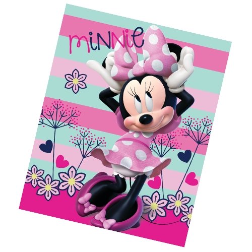 Disney Minnie Mouse Fleecetæppe - Kidzy.dk