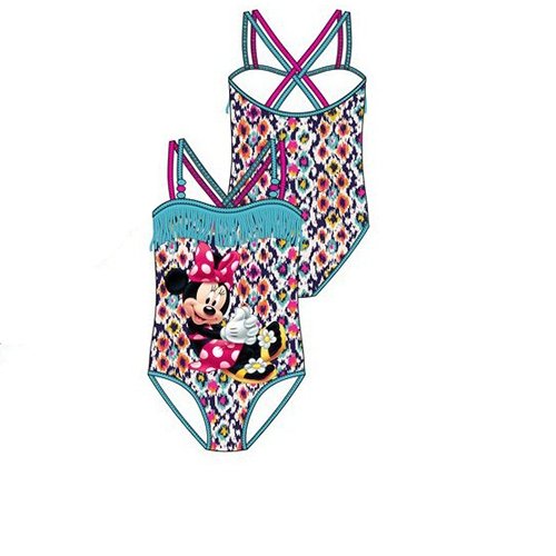 Disney Minnie Mouse Lyseblå Badedragt 3-8år - Kidzy.dk