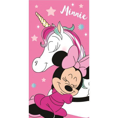 Disney Minnie Mouse Lyserød Enhjørning Badehåndklæde 70 x 140cm - Kidzy.dk