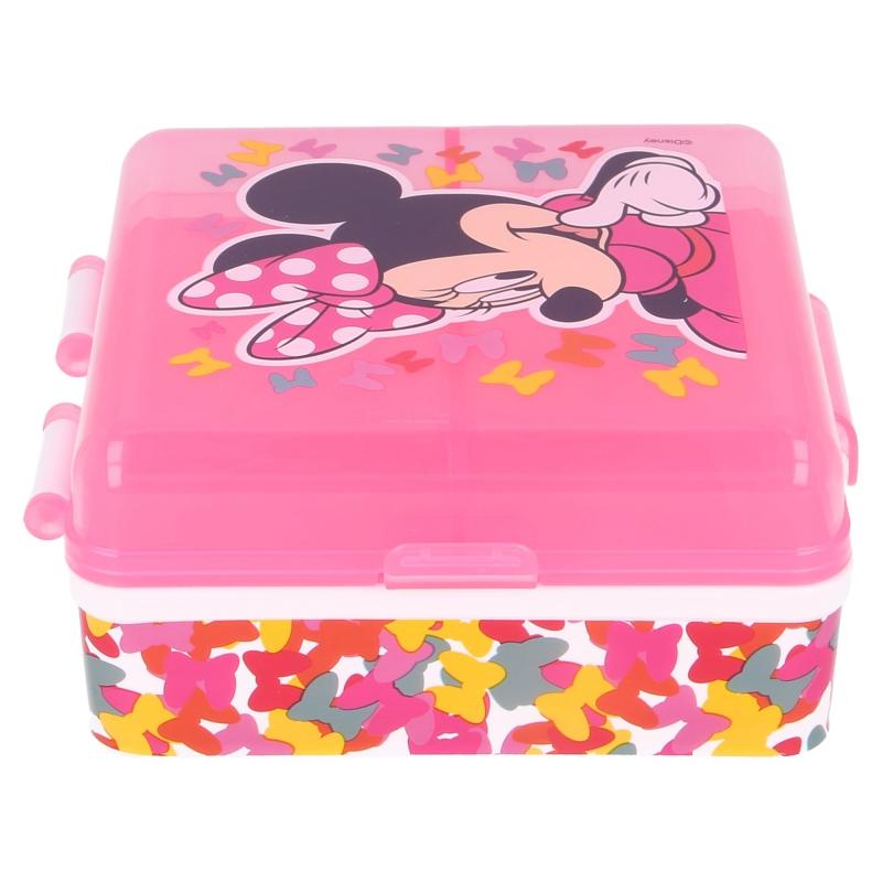 Disney Minnie Mouse madkasse med ekstra rum - Kidzy.dk