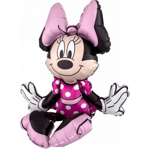 Disney Minnie Mouse siddende folie ballon 48 cm - Kidzy.dk