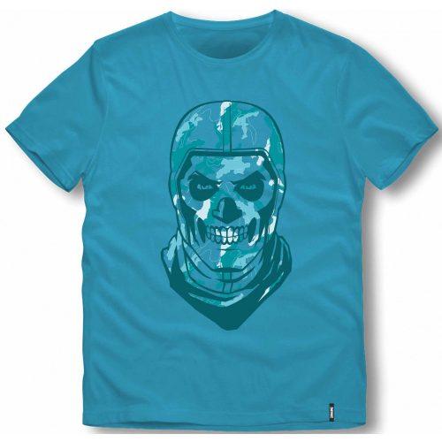 Fortnite Blå Skull Tropper T-Shirt 10-16år - Kidzy.dk