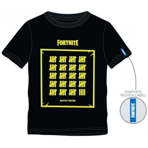 Fortnite Sort/Gul T-Shirt 10-16år - Kidzy.dk