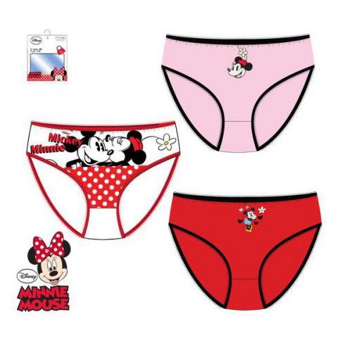 Disney Minnie Mouse Rød/Lyserød Underbukser 3par - Kidzy.dk