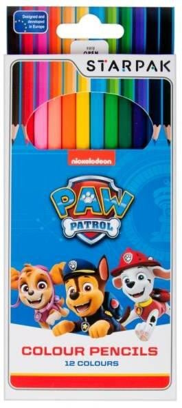 Paw Patrol Farveblyanter (12 stk) - Kidzy.dk