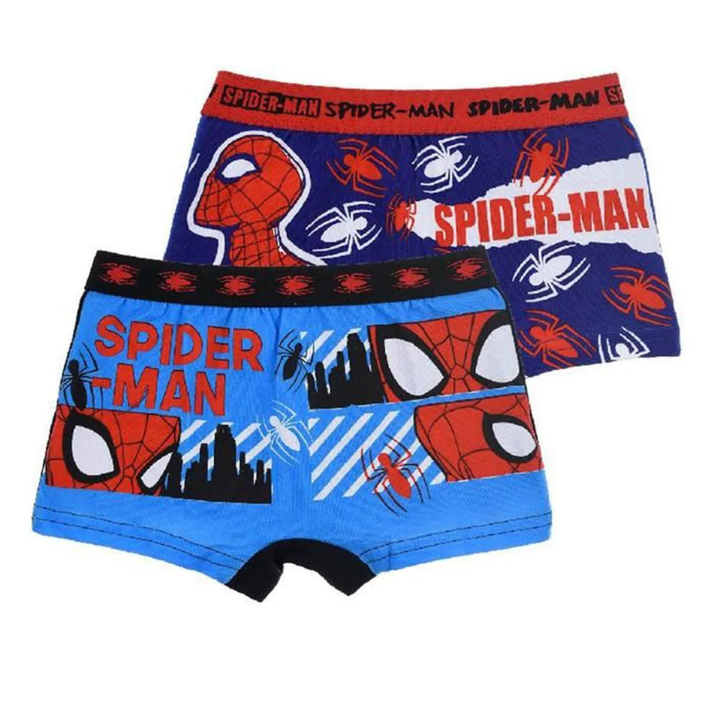 Spiderman Boxers 2-pak blå (4-8 år) - Kidzy.dk