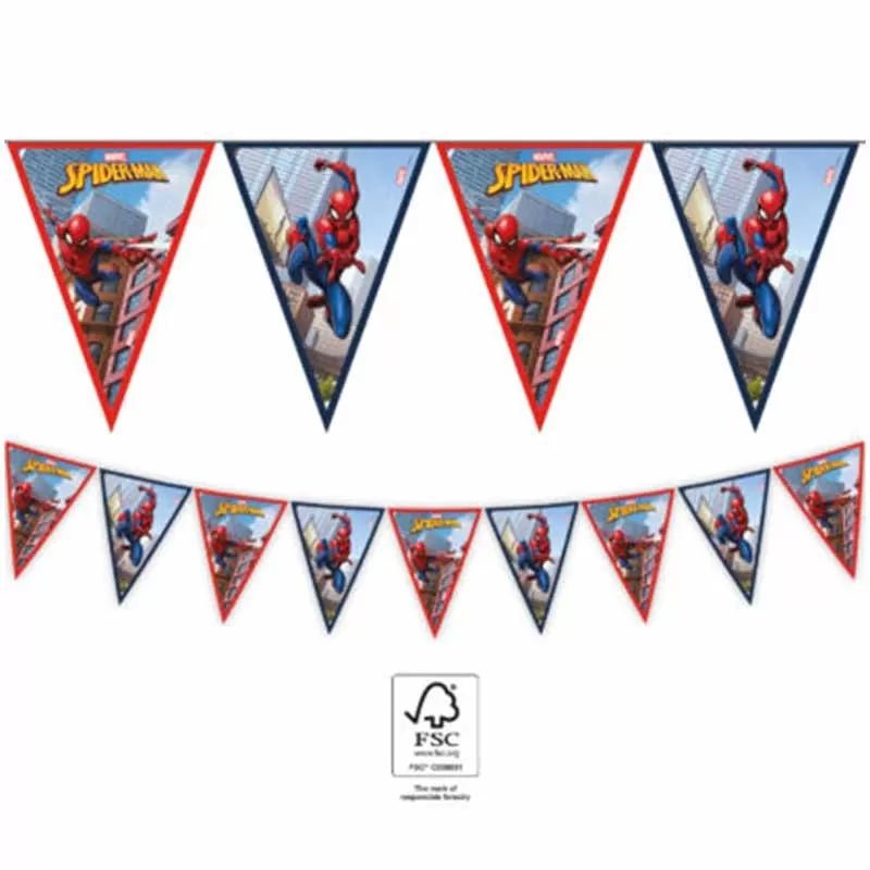 Spiderman Crime Fighter Flagbanner 230 cm - Kidzy.dk