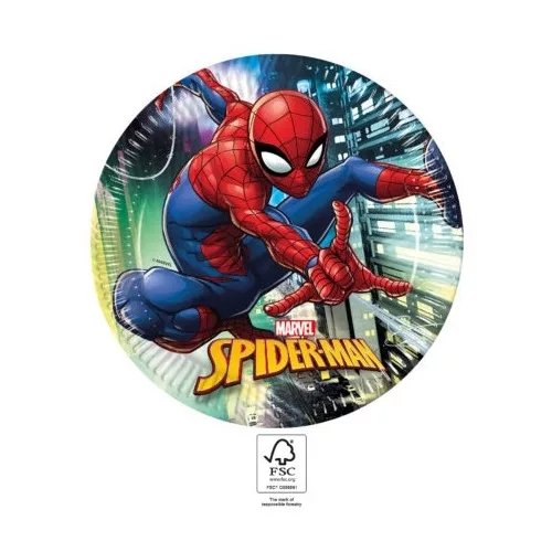 Spiderman Paptallerken 23cm (8 stk) - Kidzy.dk