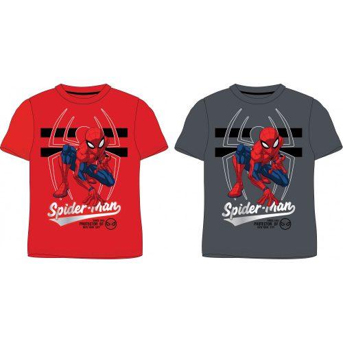 Spiderman Rød/Mørk T-Shirt 4-9år. - Kidzy.dk