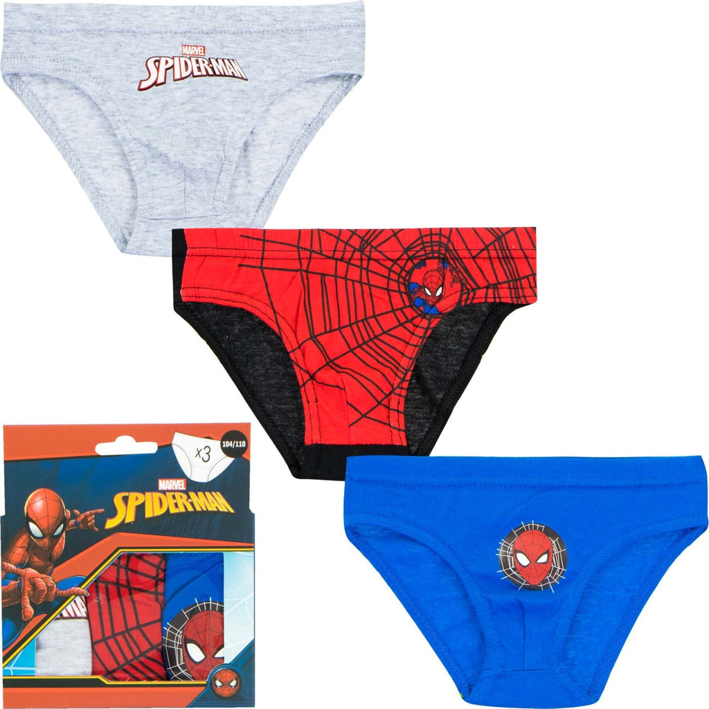Spiderman underbukser grå,rød,blå 3 stk - Kidzy.dk