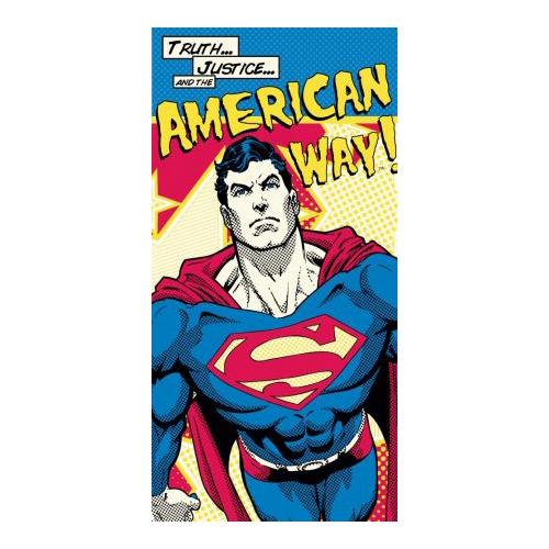 Superman Badehåndklæde 70 x 140cm - Kidzy.dk
