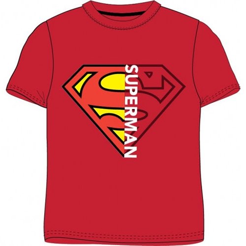 Superman T-Shirt Rød 104-134cm - Kidzy.dk