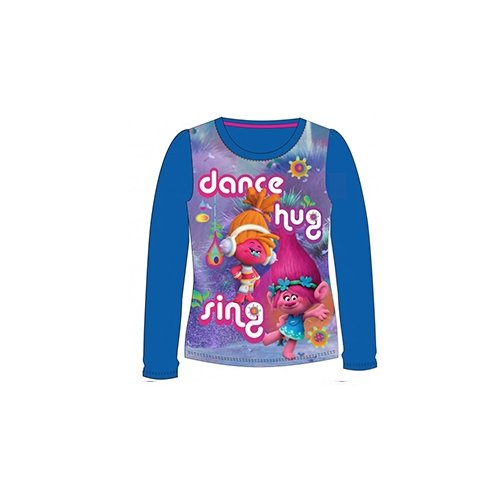 Trolls "dance" langærmet T-shirt 98-128 cm - Kidzy.dk